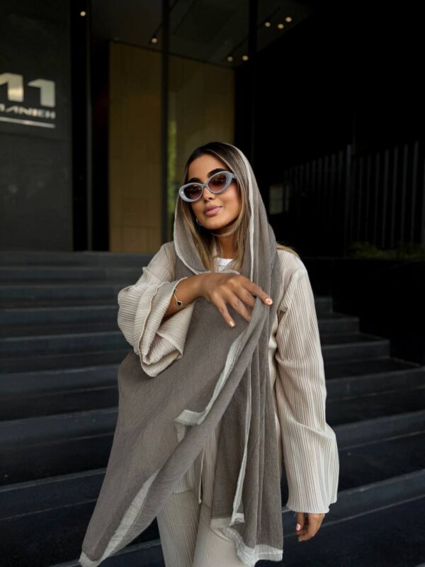 شال حریر لبه دار نوتردام⚜️ - Image 8