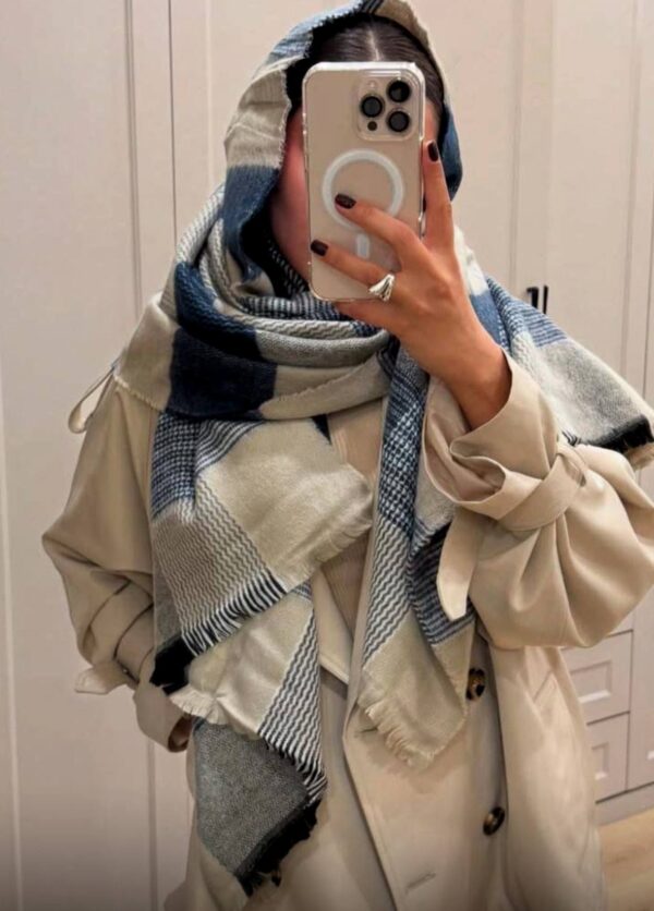 شال zara navy