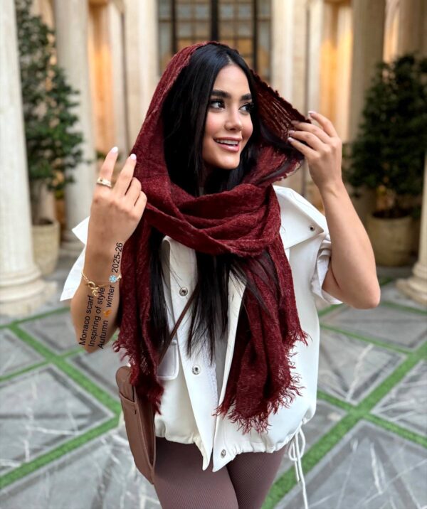 💂شال پاییزه زمستونه وول مادام شارلوت 💂 - Image 4