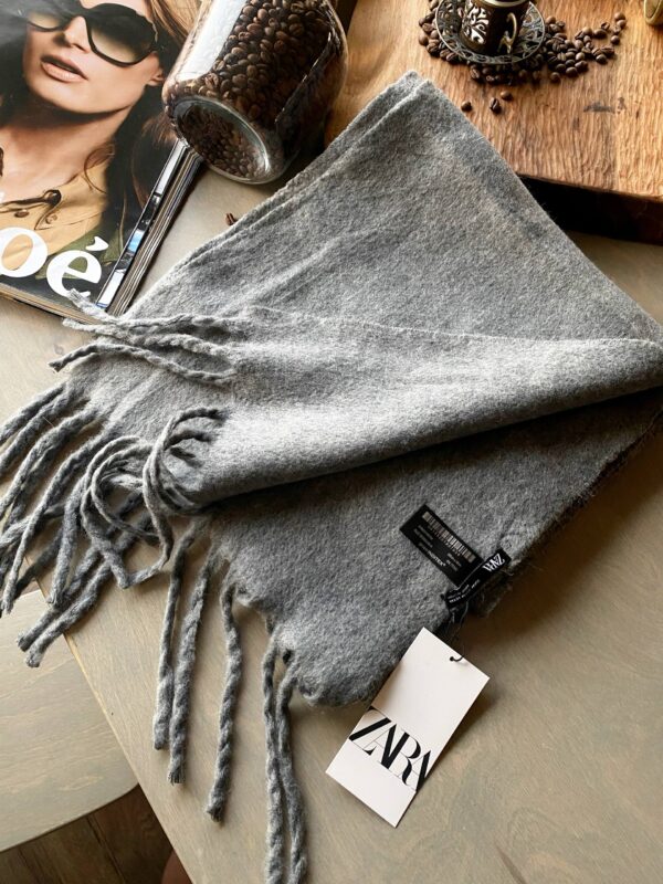 شال بیگ اسکارف اورجینال zara - Image 3